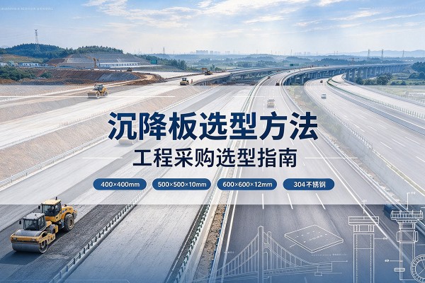 爱民沉降板选择方法
