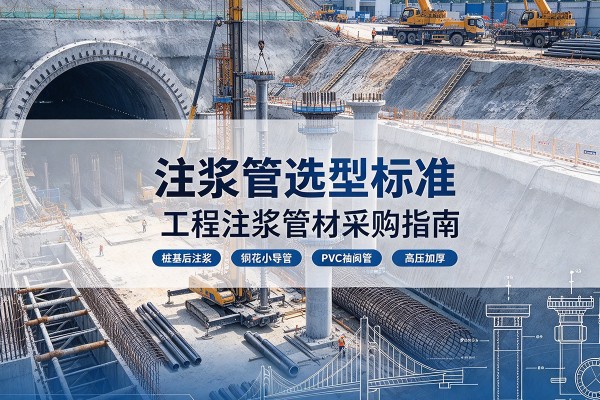 爱民注浆管选型标准