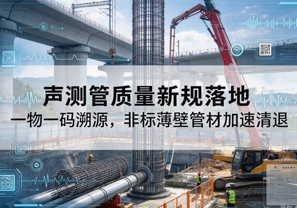 爱民声测管质量新规落地，一物一码溯源，非标薄壁管材加速清退