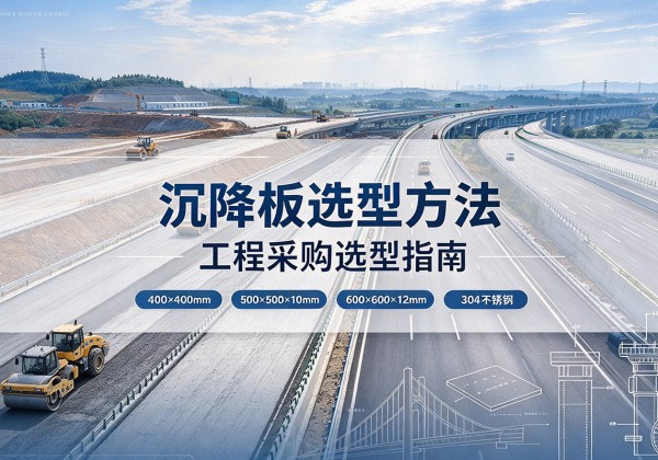 爱民沉降板选择方法